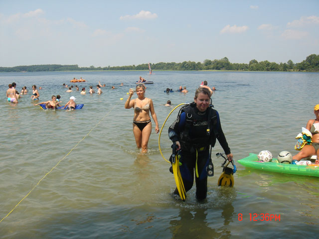 Kurs AOWD nad jeziorem Orłowskim (lipiec)