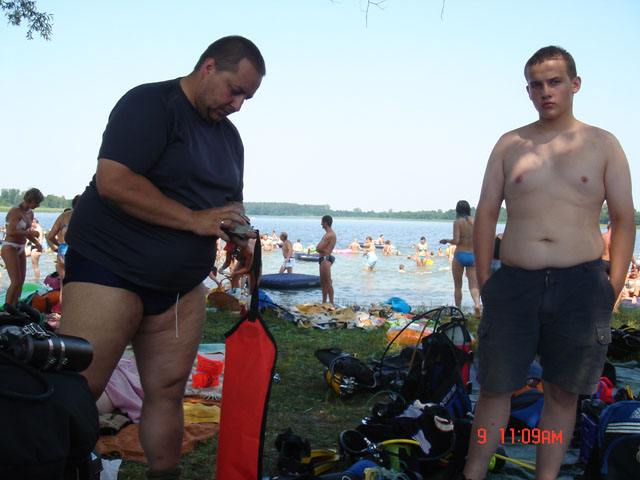 Kurs AOWD nad jeziorem Orłowskim (lipiec)