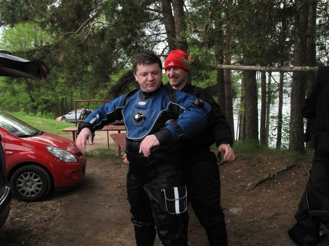 Technical Diving czyli Hańcza (maj)