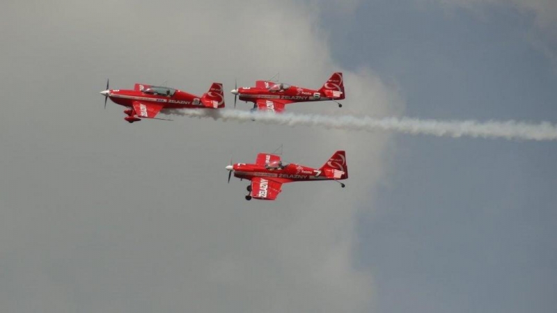 Zabezpieczenie Pikniku Lotniczego przez nurków z Moby Dicka
