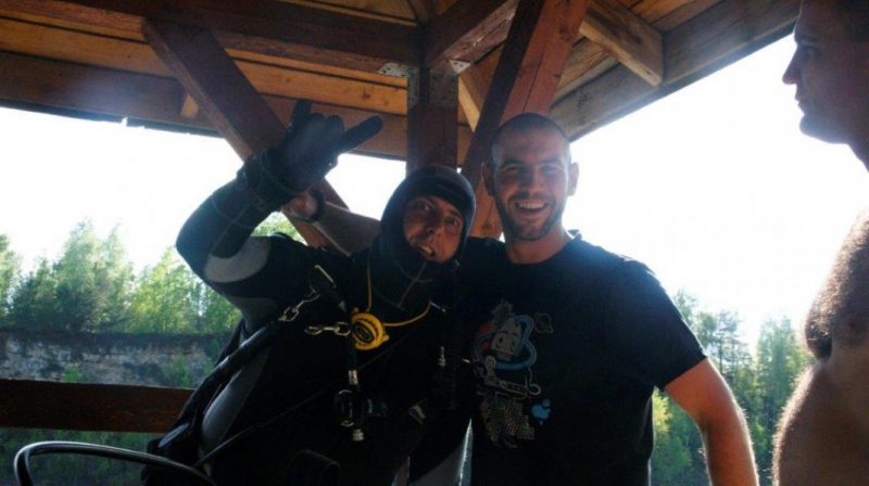 Zabezpieczenie Pikniku Lotniczego przez nurków z Moby Dicka