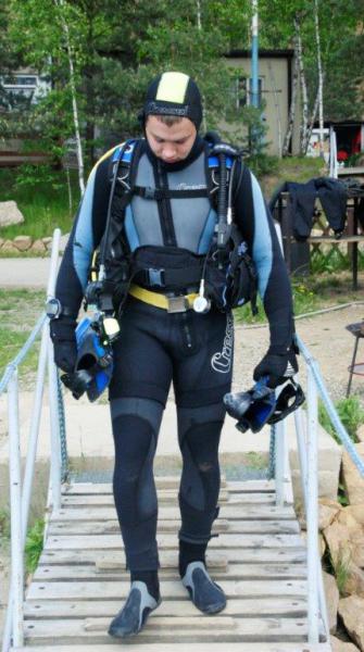 Zabezpieczenie Pikniku Lotniczego przez nurków z Moby Dicka