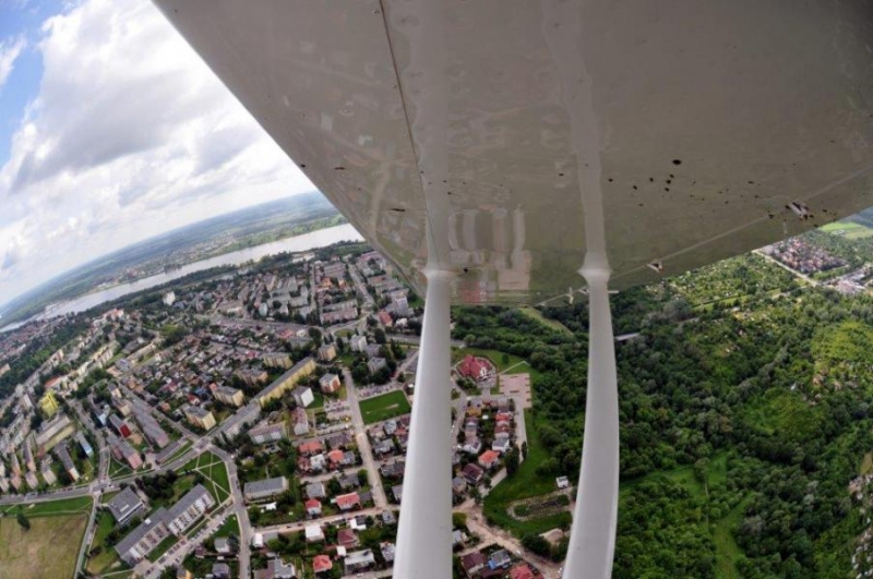 Zabezpieczenie Pikniku Lotniczego przez nurków z Moby Dicka