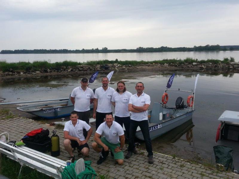 Zabezpieczenie Pikniku Lotniczego przez nurków z Moby Dicka