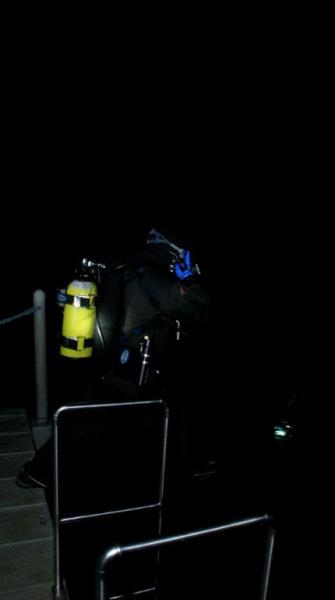 Zabezpieczenie Pikniku Lotniczego przez nurków z Moby Dicka