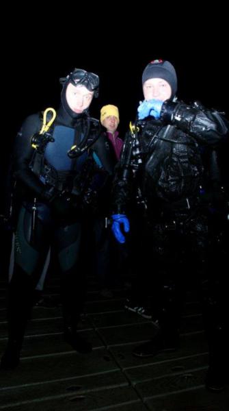 Zabezpieczenie Pikniku Lotniczego przez nurków z Moby Dicka