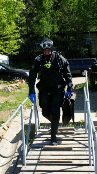 Zabezpieczenie Pikniku Lotniczego przez nurków z Moby Dicka