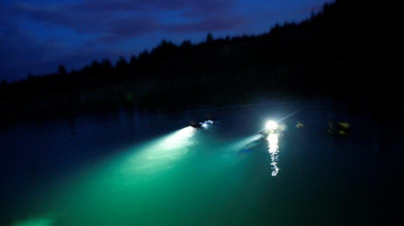 Zabezpieczenie Pikniku Lotniczego przez nurków z Moby Dicka